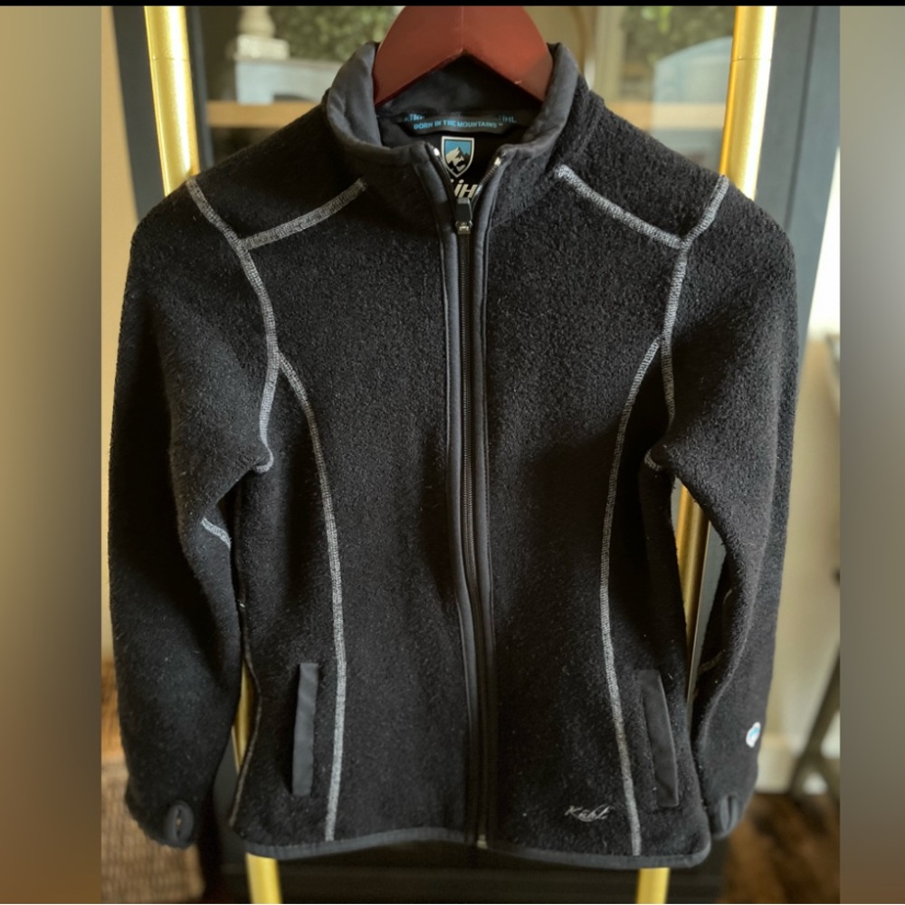 Kuhl Women's Black fleece full zip Jacket